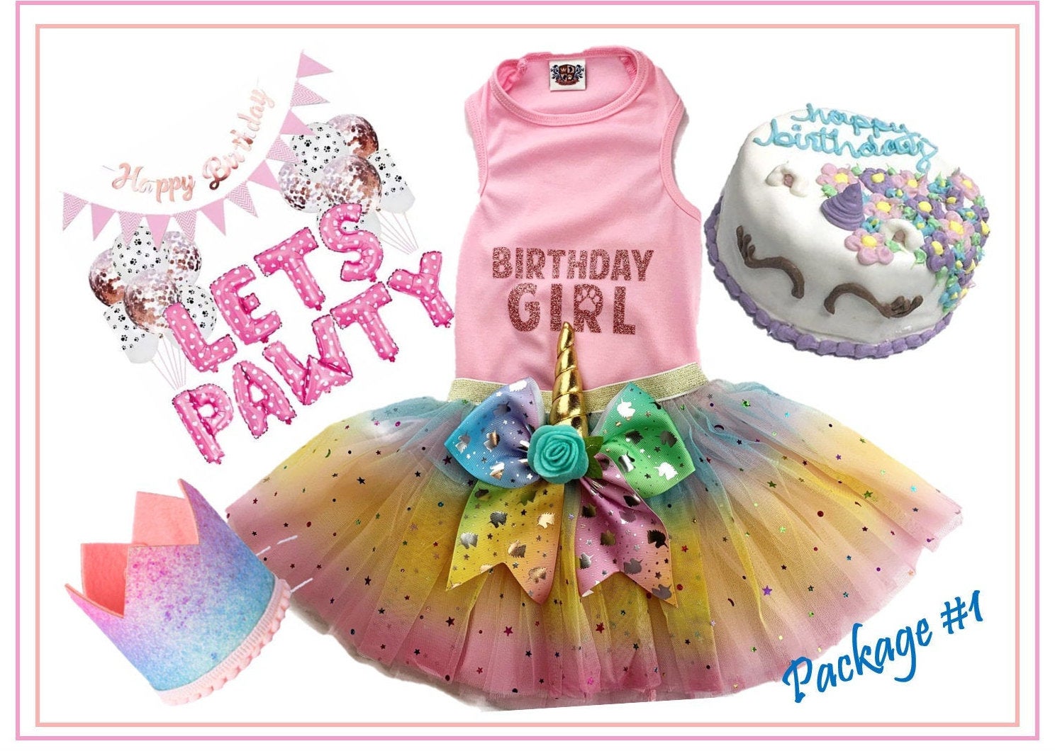 Birthday Party Package | Rainbow Unicorn